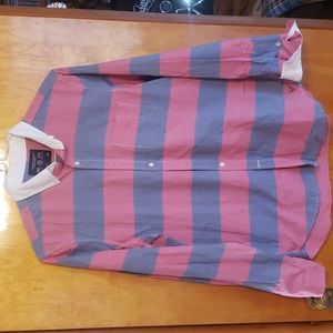 Mens Wide Striped Shirt